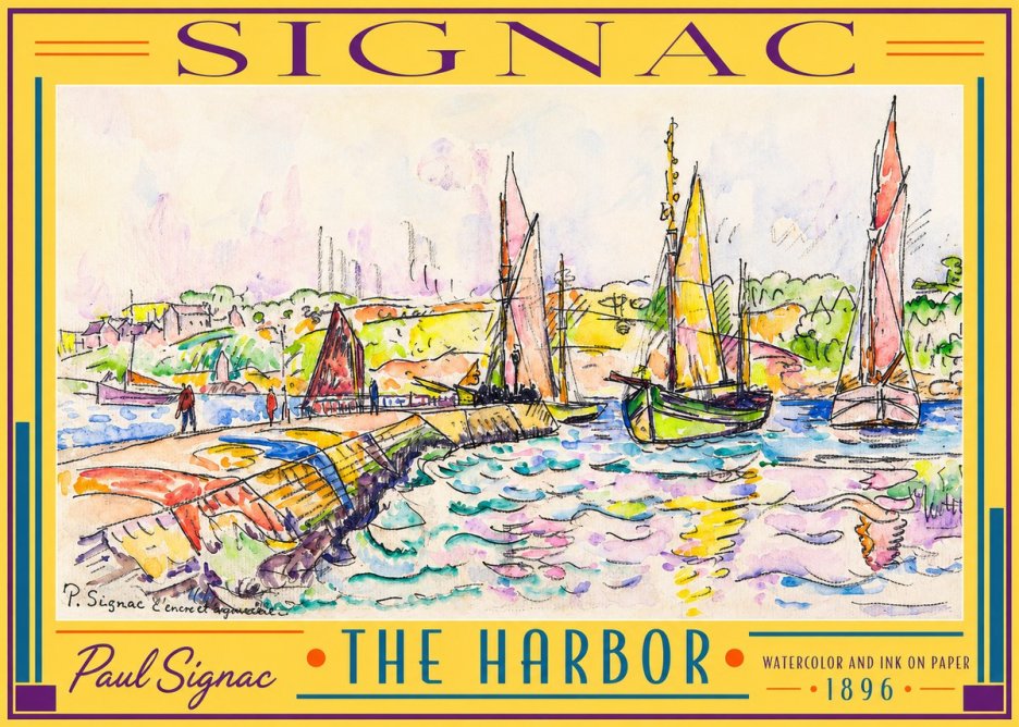 Signac The Harbor I No2 - Póster