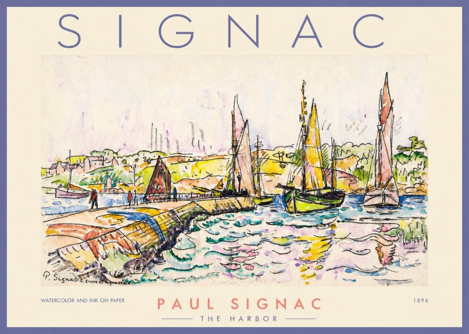 Signac The Harbor I No4 - Póster
