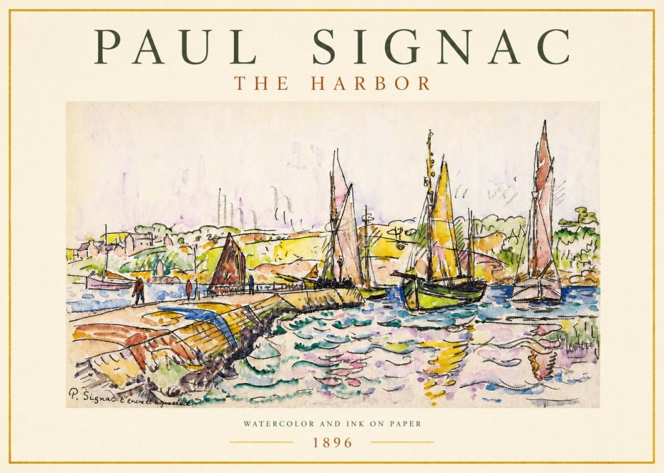Signac The Harbor I No5 - Póster