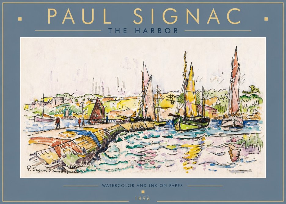 Signac The Harbor I No6 - Póster