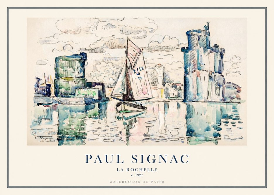 Signac La Rochelle II No1 - Póster
