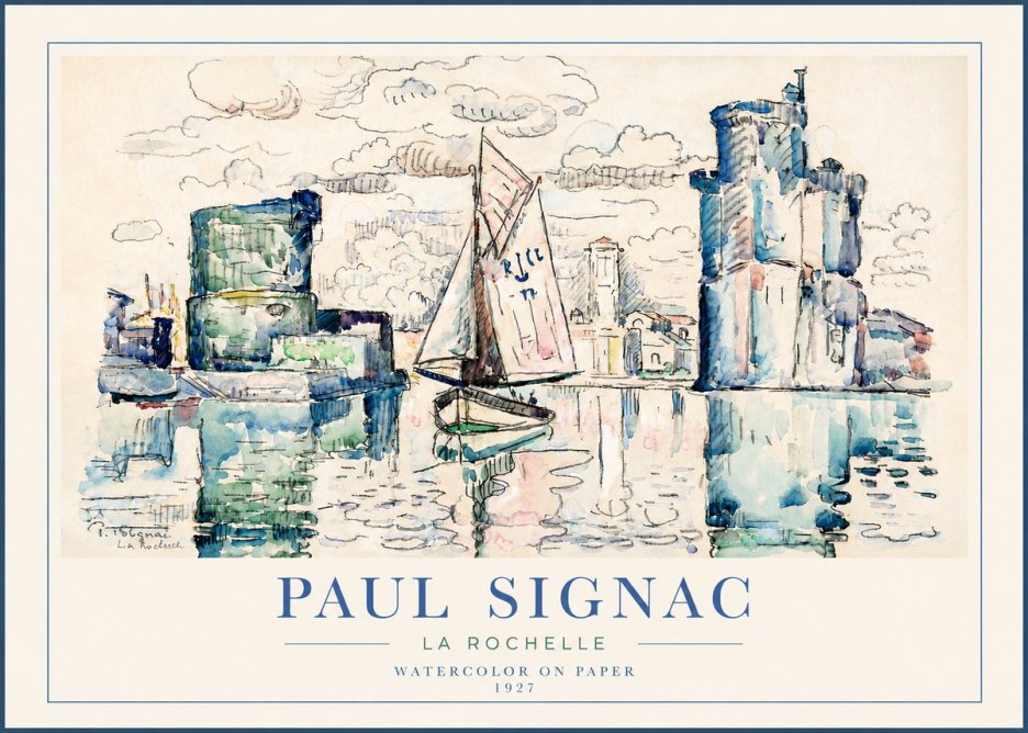 Signac La Rochelle II No5 - Póster