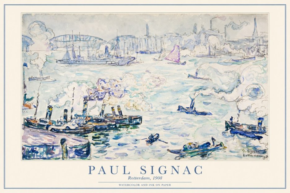 Signac Rotterdam, 1908 No1 - Póster