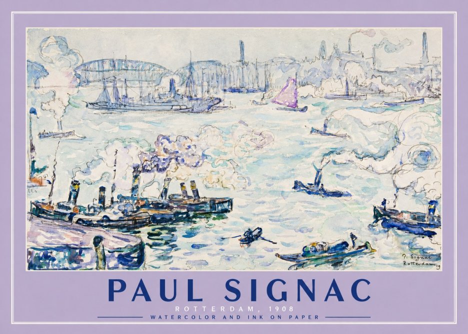 Signac Rotterdam, 1908 No2 - Póster