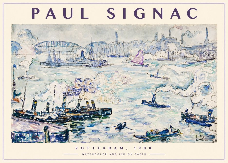 Signac Rotterdam, 1908 No4 - Póster