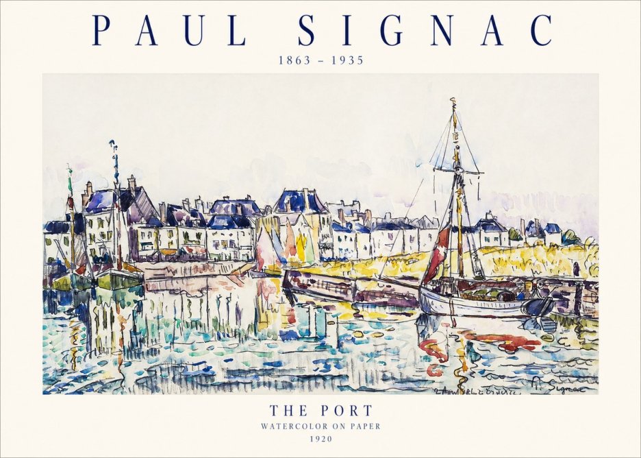 Signac The Port I No1 - Póster