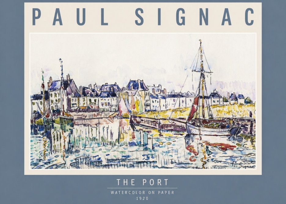 Signac The Port I No3 - Póster