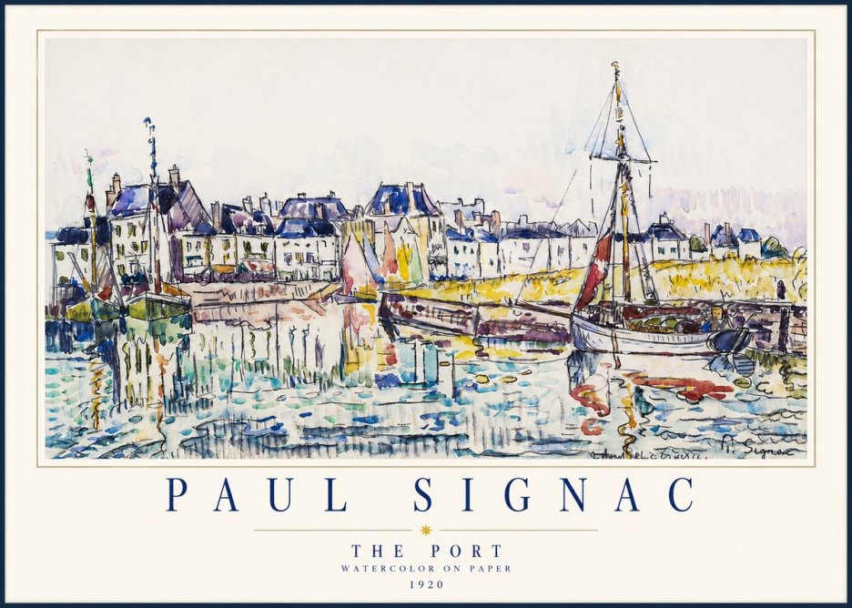 Signac The Port I No4 - Póster