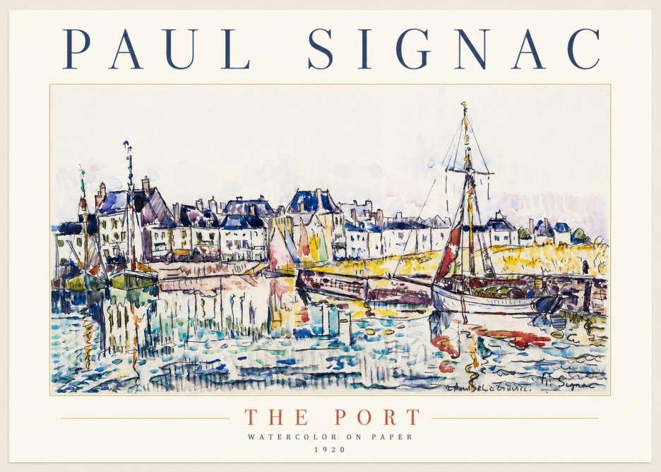 Signac The Port I No5 - Póster
