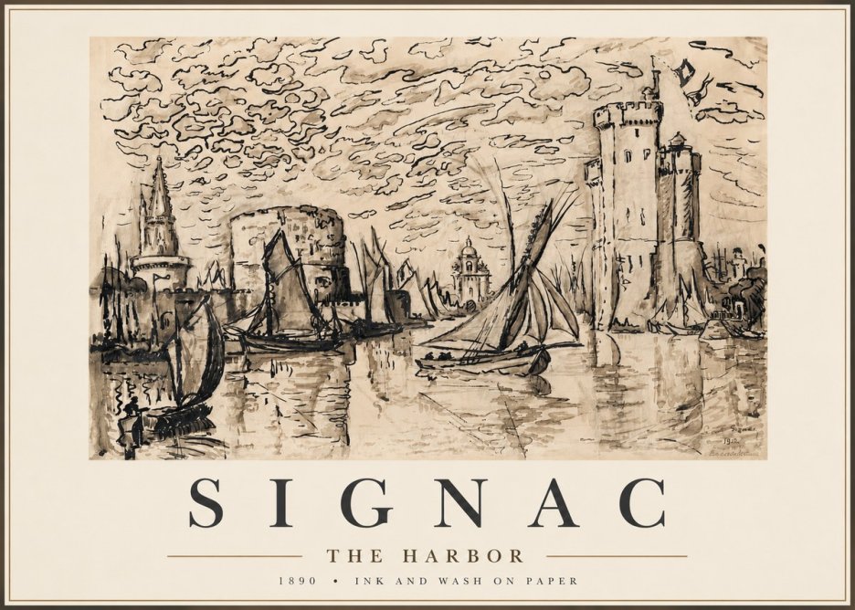 Signac The Harbor II No4 - Póster