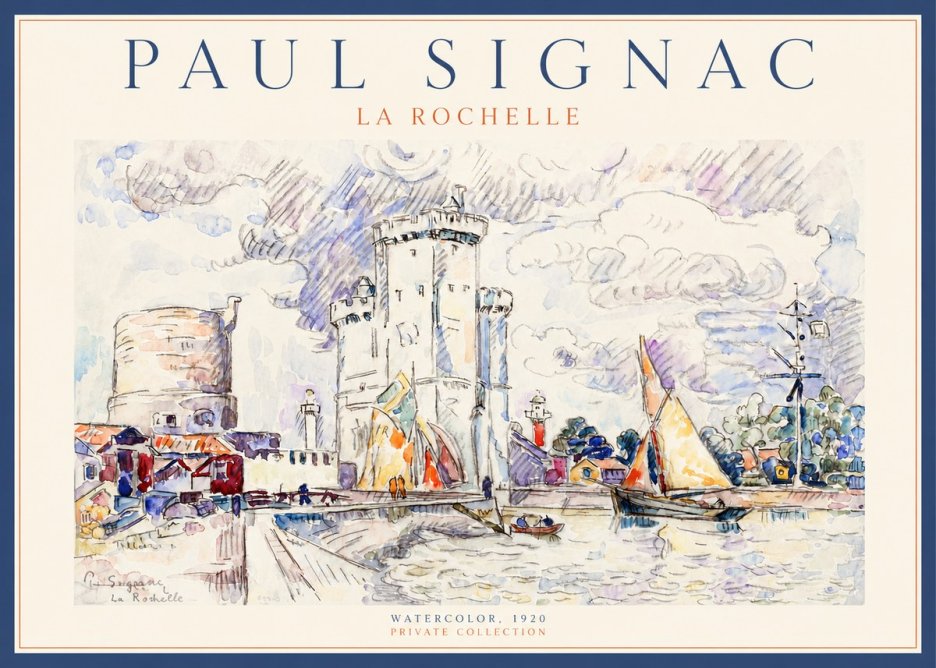 Signac La Rochelle III No2 - Póster