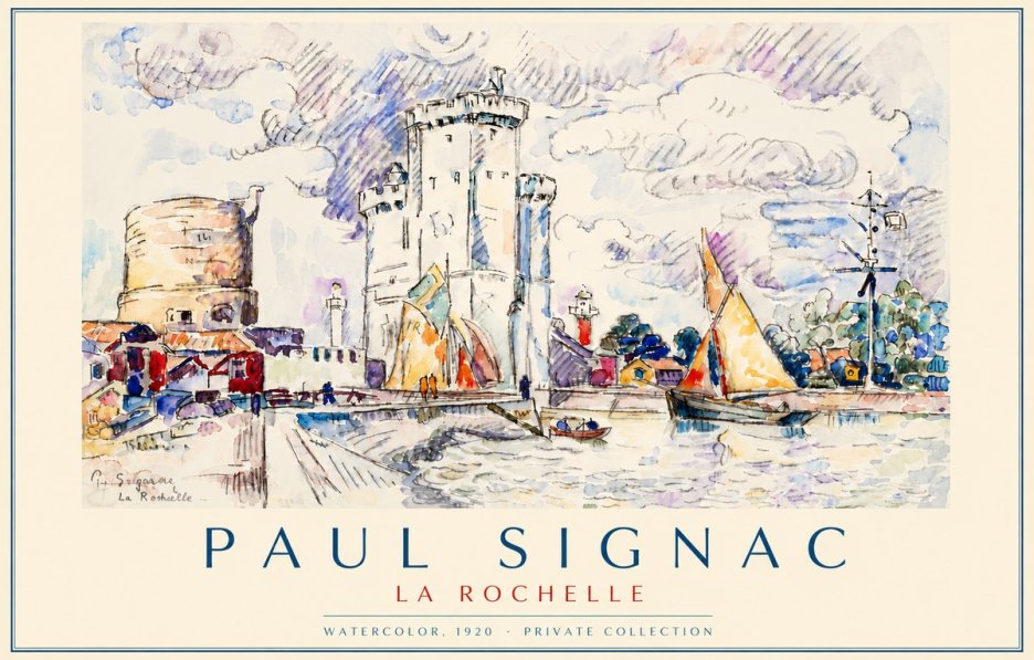 Signac La Rochelle III No6 - Póster
