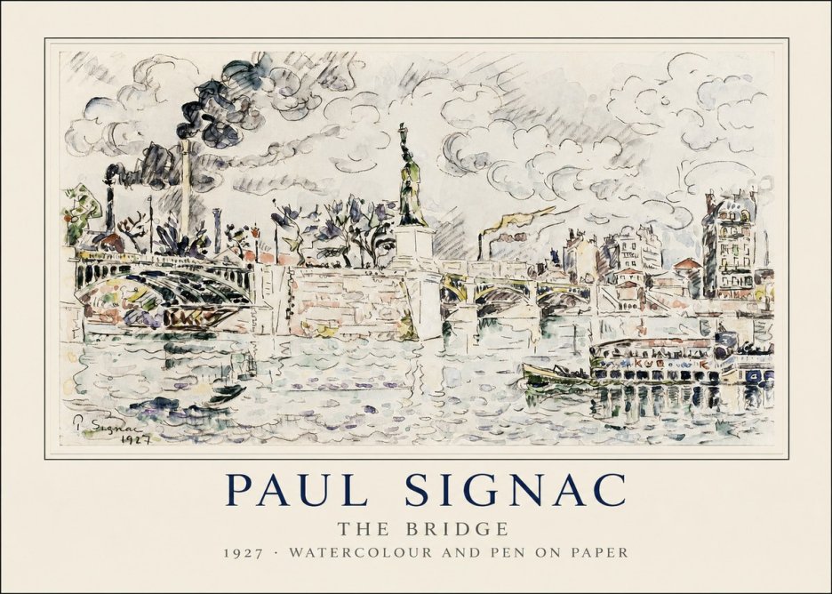 Signac The Bridge II No1 - Póster