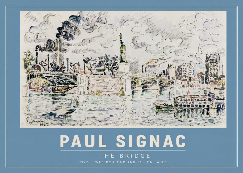 Signac The Bridge II No2 - Póster