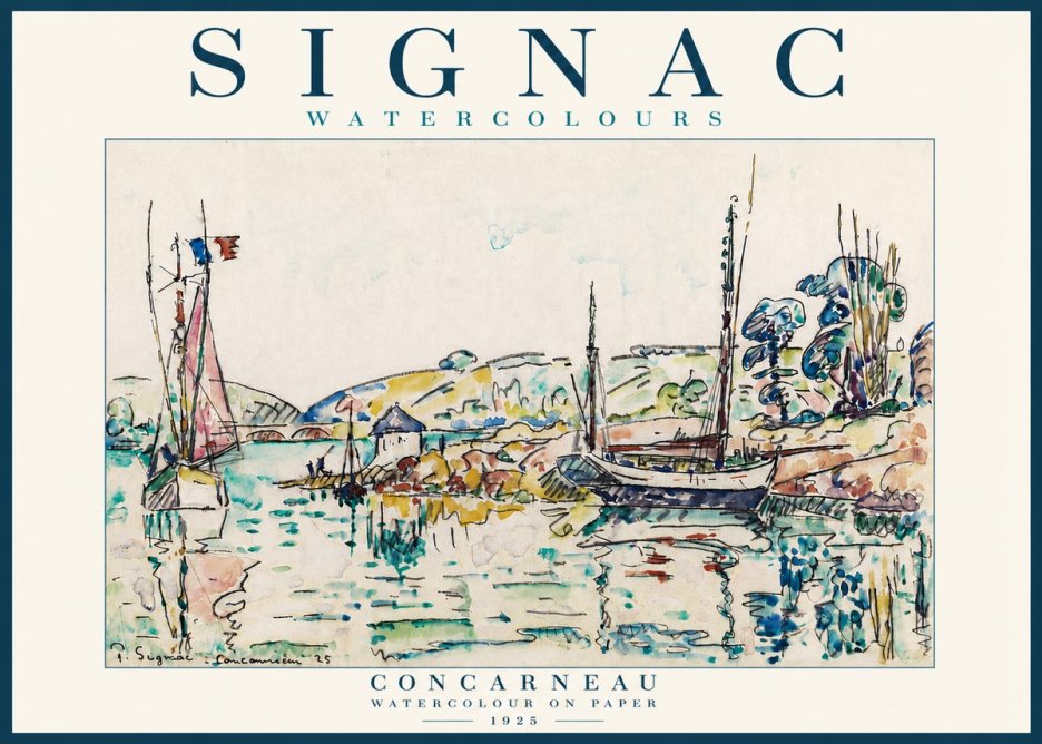 Signac Concarneau No5 - Póster