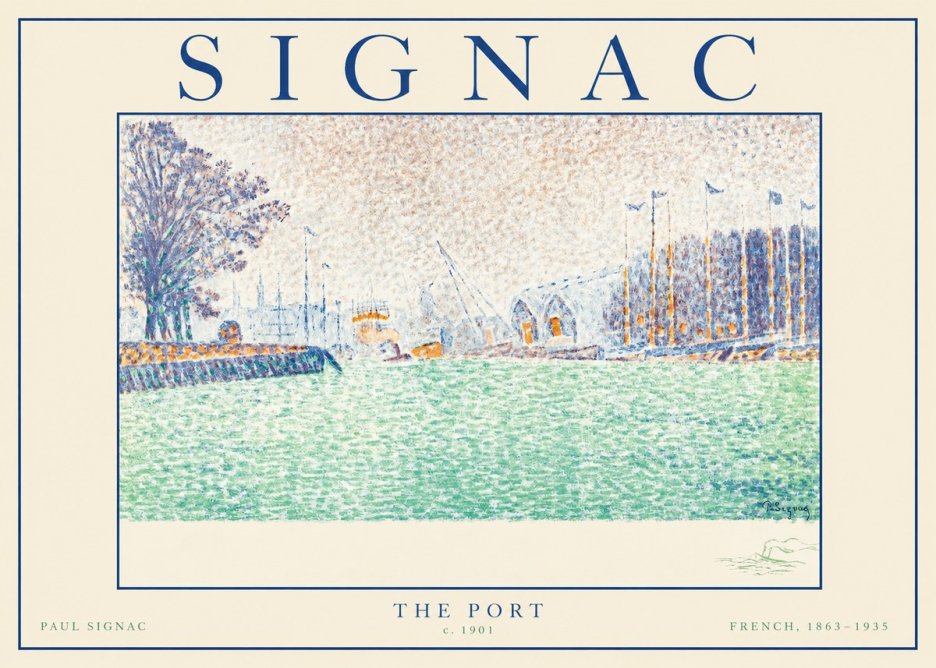 Signac The Port II No1 - Póster
