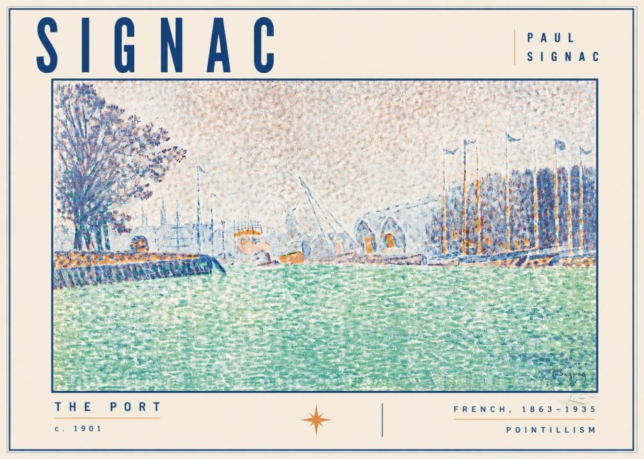 Signac The Port II No3 - Póster