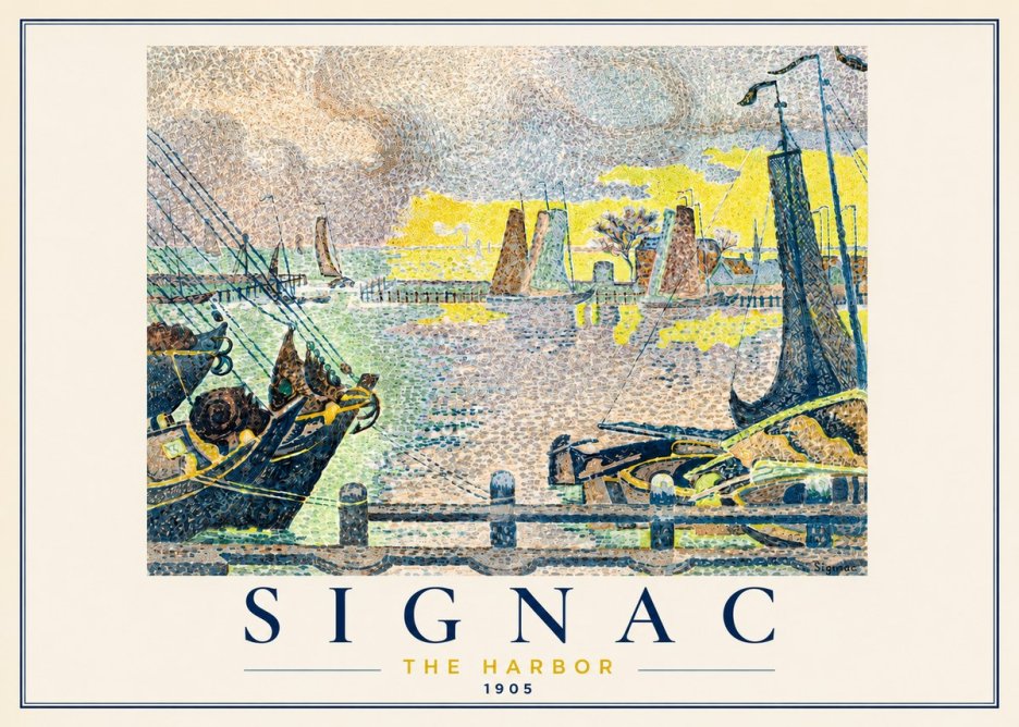 Signac The Harbor III No3 - Póster