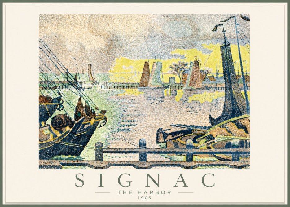 Signac The Harbor III No4 - Póster