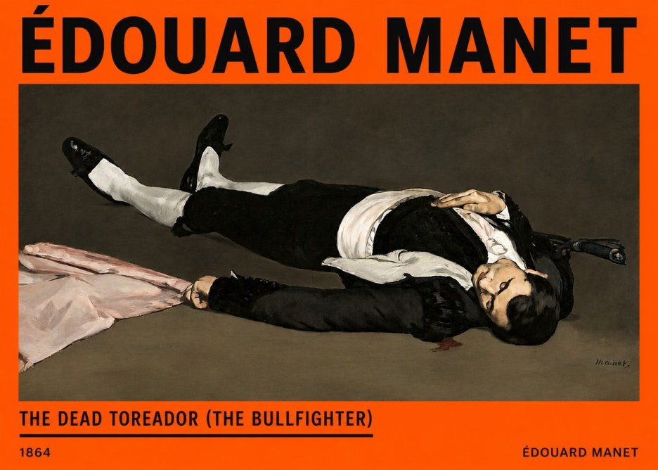 Édouard Manet The Dead Toreador (the Bullfighter) No2 - Póster