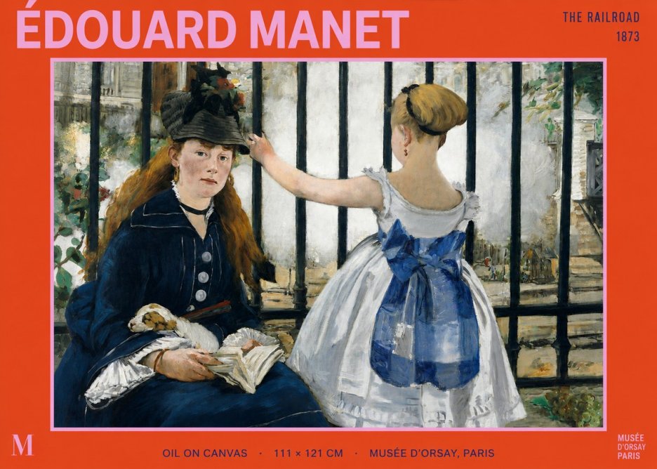 Édouard Manet The Railroad No2 - Póster