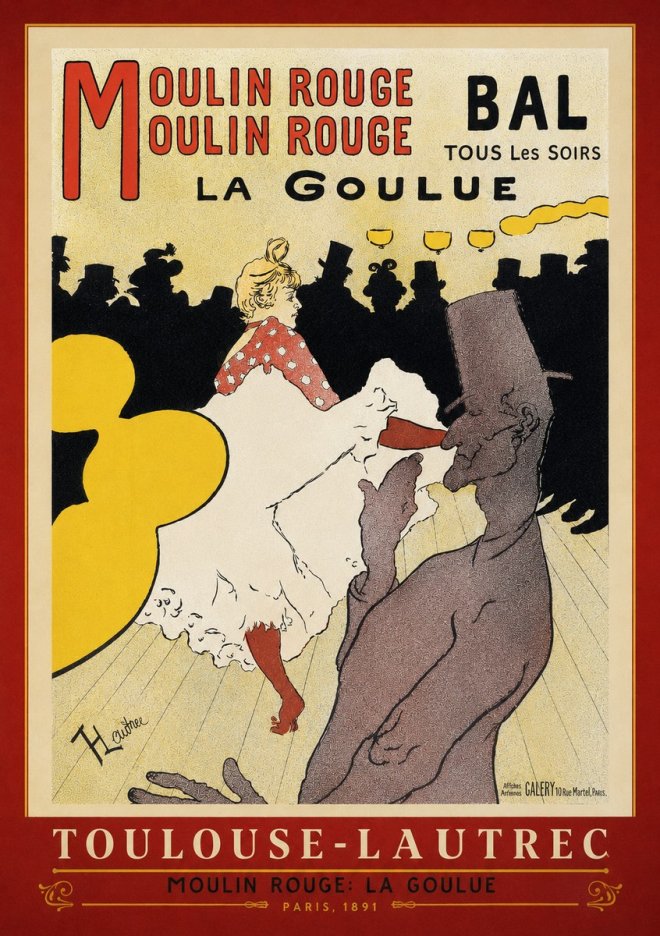 Toulouse-Lautrec Moulin Rouge: La Goulue No4 - Póster