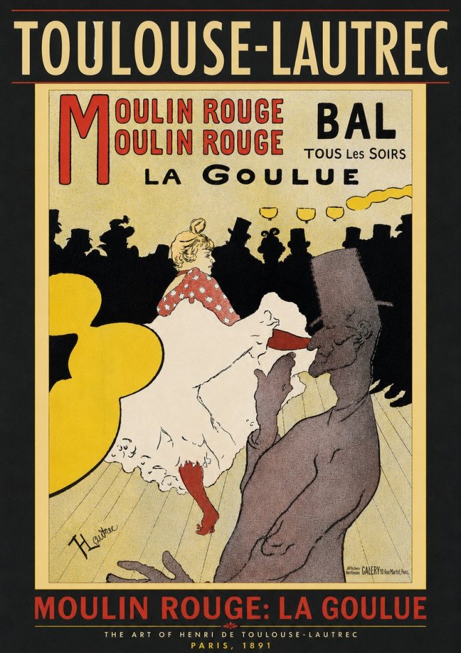 Toulouse-Lautrec Moulin Rouge: La Goulue No5 - Póster