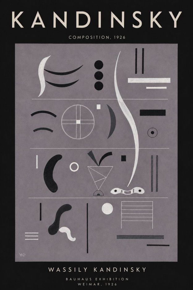 Kandinsky Composition I No4 - Póster