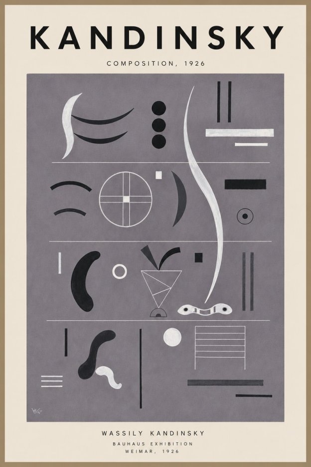 Kandinsky Composition I No5 - Póster
