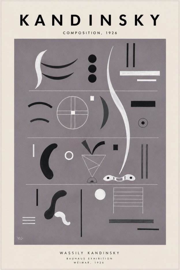 Kandinsky Composition I No6 - Póster