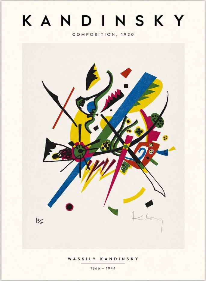 Kandinsky Composition, 1920 No1 - Póster