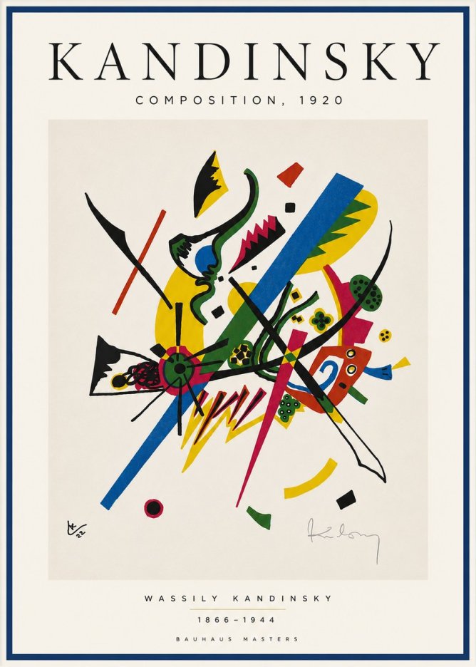 Kandinsky Composition, 1920 No5 - Póster