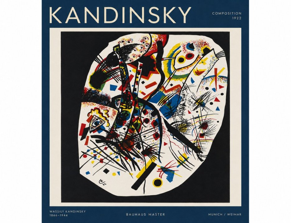 Kandinsky Composition 1922 No2 - Póster