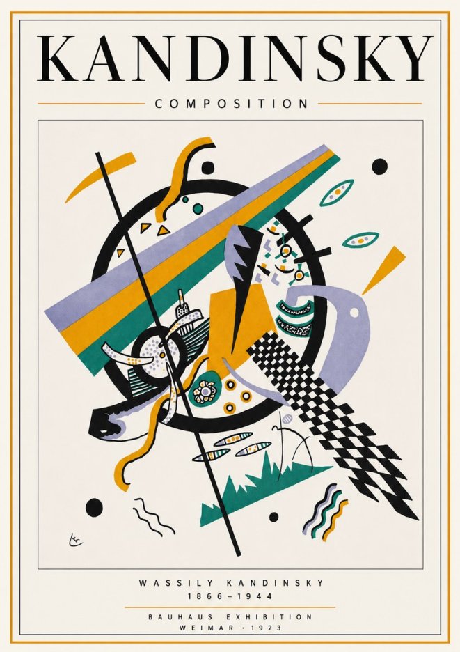 Kandinsky Composition III No4 - Póster