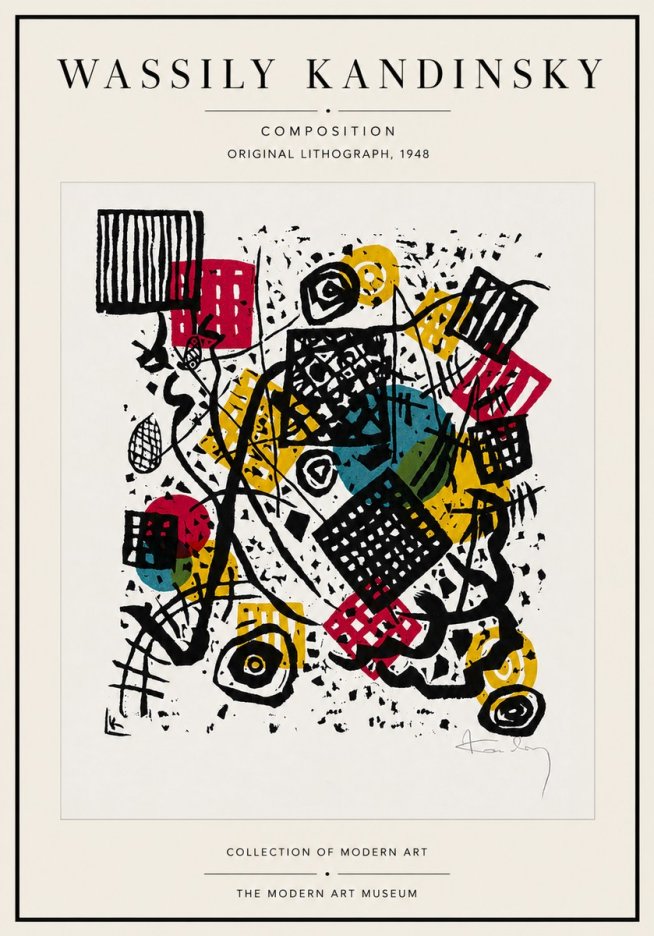 Kandinsky Composition IV No4 - Póster