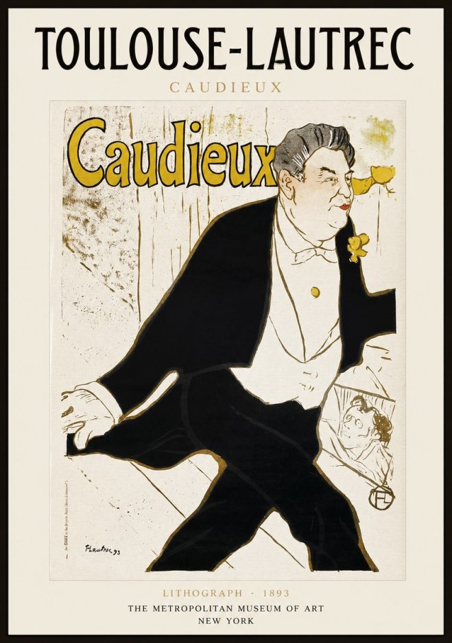 Toulouse-Lautrec Caudieux No1 - Póster
