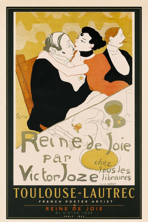 Toulouse-Lautrec Reine De Joie I No2 - Póster