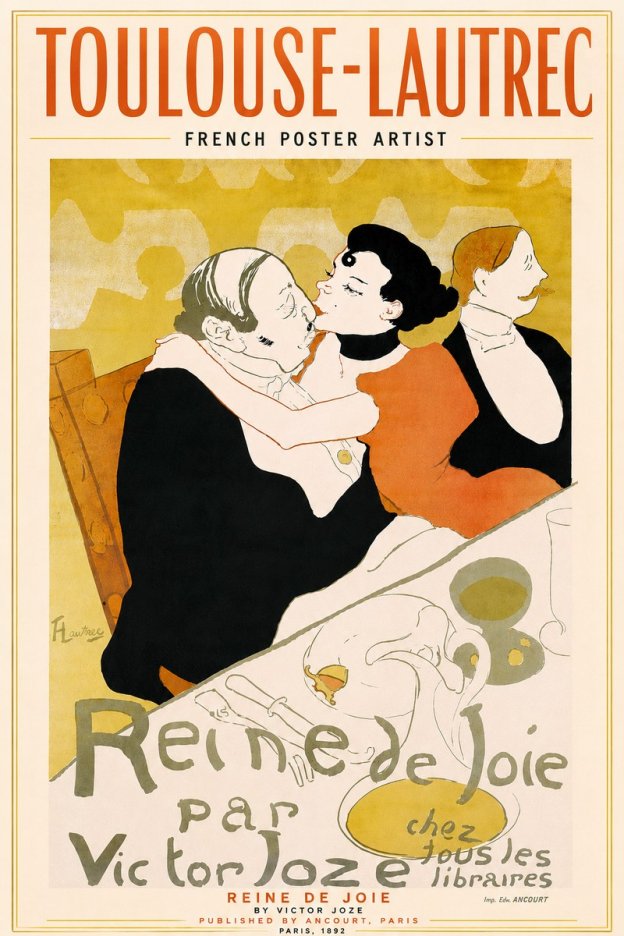 Toulouse-Lautrec Reine De Joie I No5 - Póster