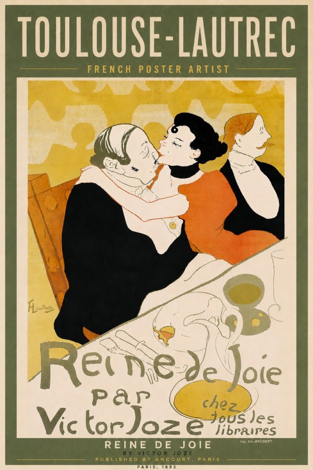 Toulouse-Lautrec Reine De Joie I No6 - Póster