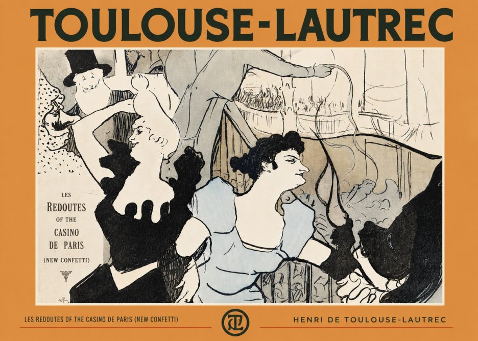 Toulouse-Lautrec Les Redoutes of the Casino De Paris (New Confetti) No4 - Póster