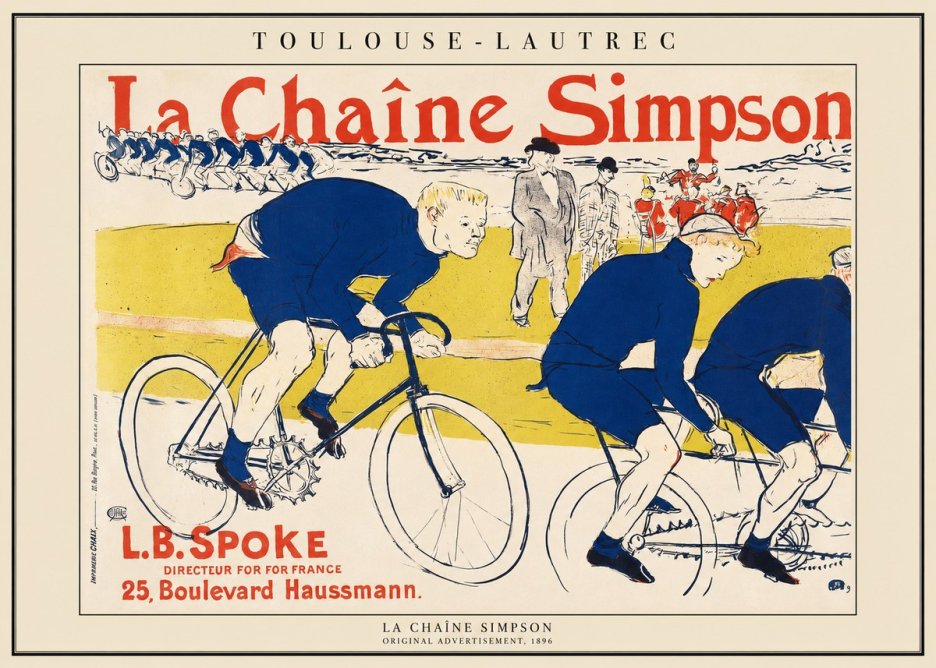Toulouse-Lautrec La Chaîne Simpson No1 - Póster