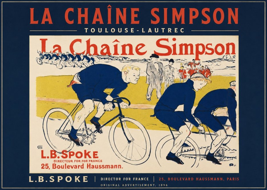 Toulouse-Lautrec La Chaîne Simpson No2 - Póster