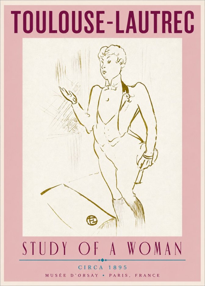 Toulouse-Lautrec The Poet of Parisian Life No4 - Póster