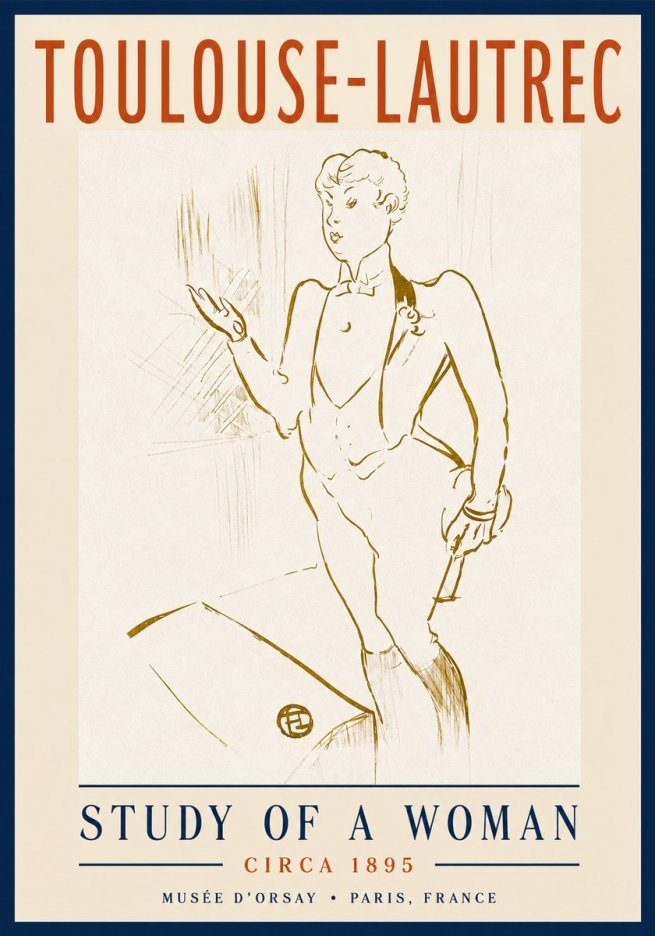 Toulouse-Lautrec The Poet of Parisian Life No5 - Póster