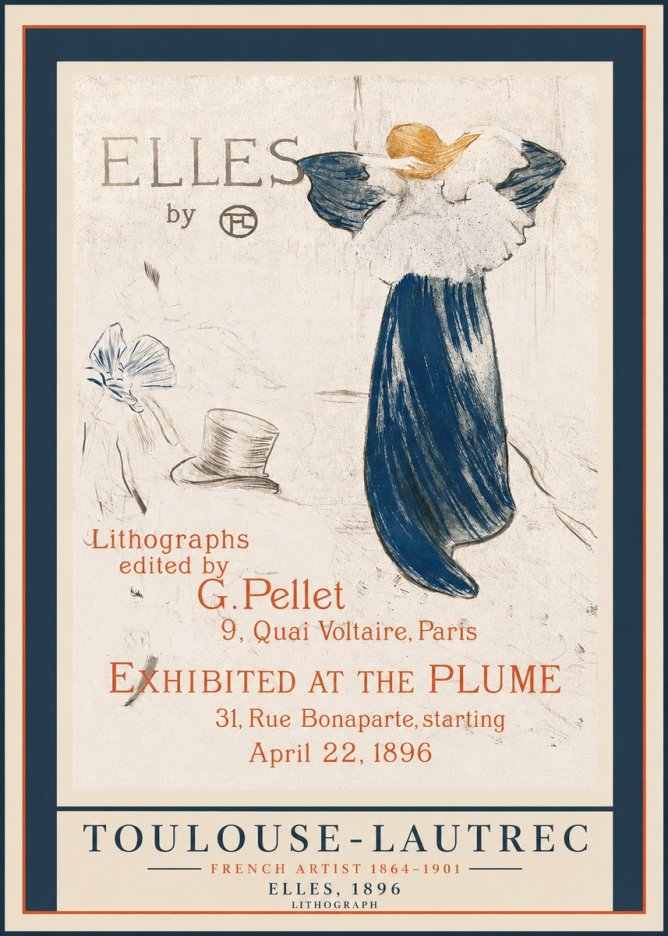 Toulouse-Lautrec Elles No2 - Póster