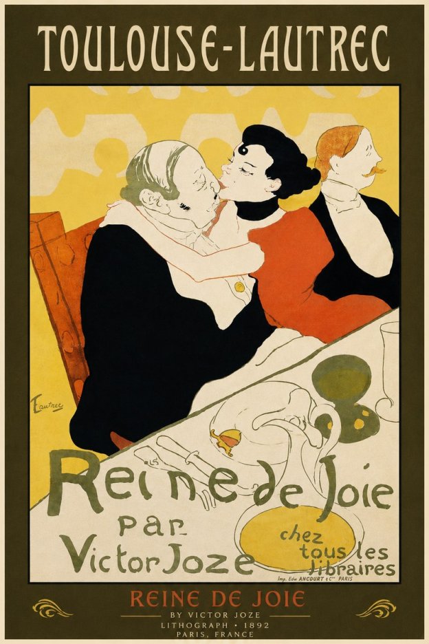 Toulouse-Lautrec Reine De Joie II No2 - Póster