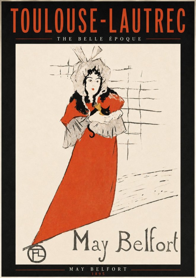 Toulouse-Lautrec May Belfort No3 - Póster