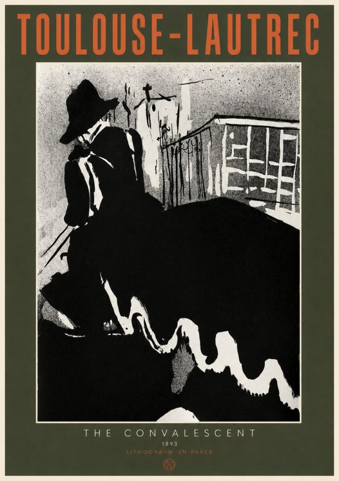 Toulouse-Lautrec The Convalescent No2 - Póster