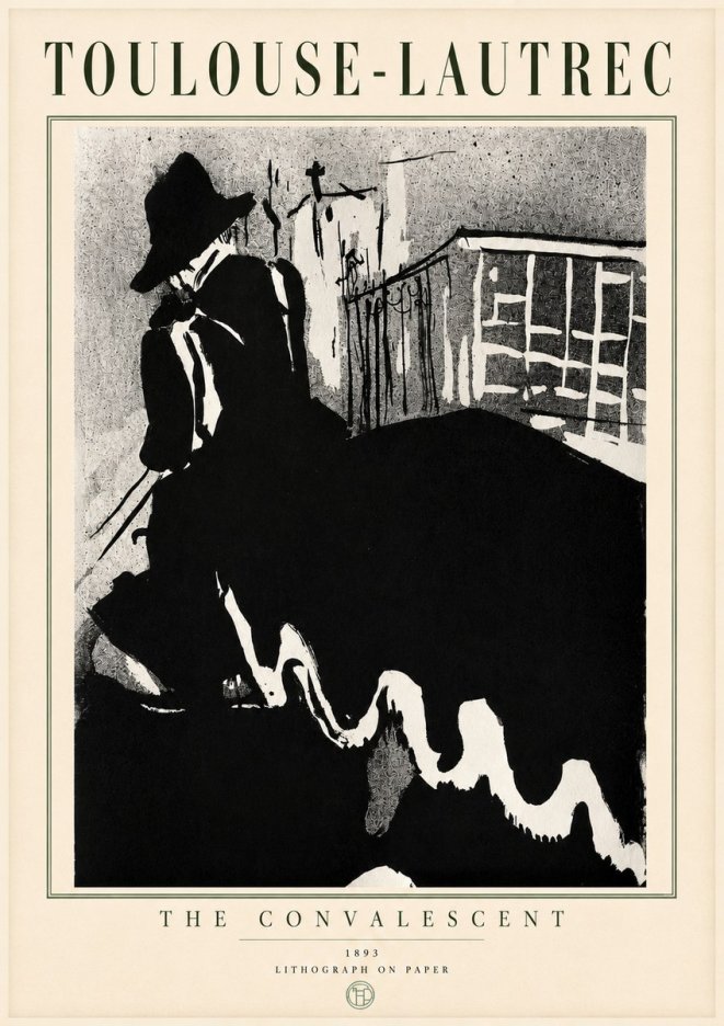 Toulouse-Lautrec The Convalescent No4 - Póster