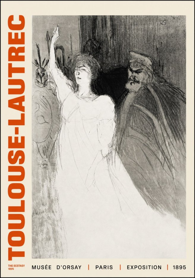 Toulouse-Lautrec The Ecstasy No2 - Póster